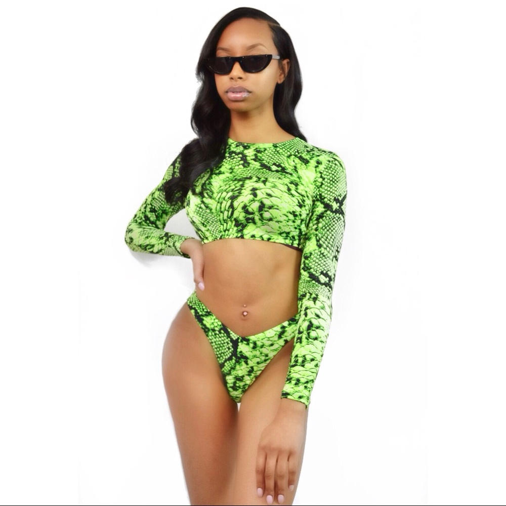 Snakeskin Swim Suit